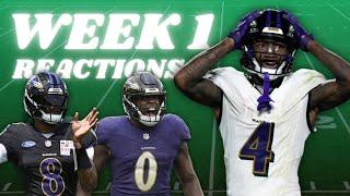 Ravens offensive line BETTER than we thought? | WEEK 1 Reactions