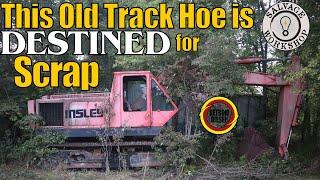 Will the OLD Excavator START?... & is it WORTH Rescuing? ~ 1970's Track-Hoe Sat for 25+ years Part 1