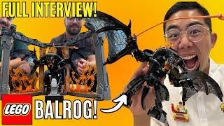 The LEGO LOTR Balrog is HERE! Hands-On Designer Interview and Early Showcase!