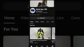 Check out my friend brick boy 189(toycollector).#legos#toycollection#review