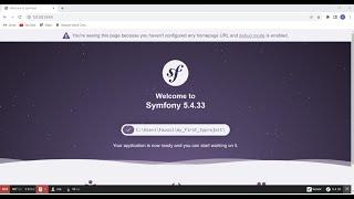 Install Symfony CLI & Create new application