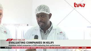 PS Trade Department Abubakar visited companies in Kilifi to evaluate their performance