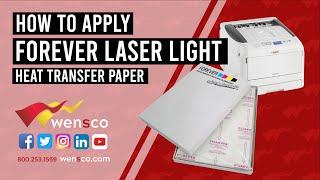 Wensco Sign Supply | Forever Laser Light Application | Demo Video