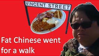 Fat Chinese Out for a Walk