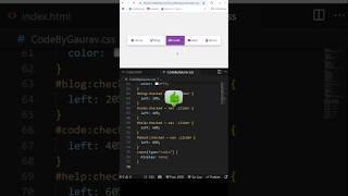  Elastic Tab Animation in Navbar using HTML, CSS & JavaScript  #webdevelopment #coding #htmlcssjs