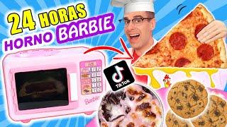 24 HORAS COMIENDO EN HORNO DE BARBIE de 1992 RETO El Gallinero de Mike