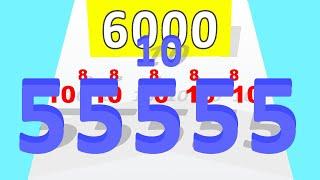 Number Master — Reach Up 55,555 (And 10 vs 6,000 wall)