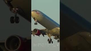 LOUD Airbus A340-600 Takeoff out ofSan Francisco Airport | Virgin Atlantic #planespotting #airlines