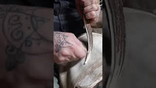 Crafting Neolithic Tools With A Stone Burin  #neolithic #bushcraft #primitivetechnology #stonetools