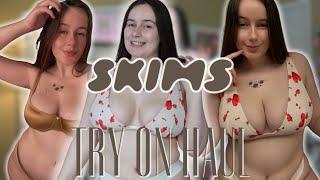 [4K] Skims Lingerie Try On Haul | Womens Clothing, Lingerie Try On Haul 2025
