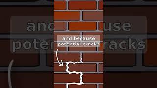 Why bricks are not stacked straight