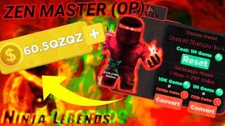 How to Use ZEN MASTER in Ninja Legends