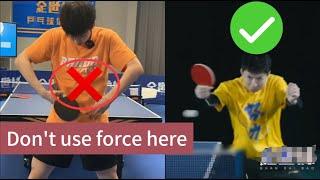 Rare table tennis lessons online：Explain a tough shot to handle for amateurs: push long