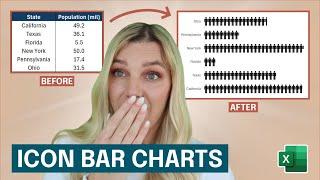 How to Create an Icon Bar Chart in Excel