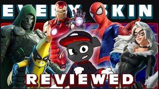 Every Fortnite X Marvel Collab Skin REVIEWED!