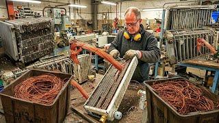 Recycling of Radiator to Produce Copper Wire | Amazing Process |