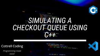 Checkout queue simulation