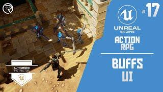 Unreal Engine 5 Tutorial -  Action RPG Part 17: Buffs UI