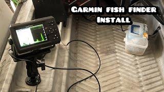 Garmin striker vivid 5cv boat install