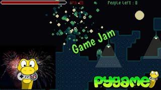 I made a Game for Pygame New Years Community Game Jam !!  #pygame #python