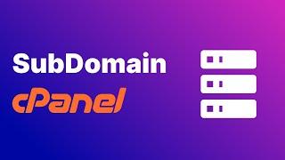 How to Create SubDomain in cpanel + deploy html hello world