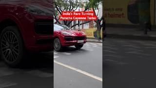 India’s Rare Porsche Cayenne Turbo  #porsche #cayenne #turbo #turning #supercars #shorts #chennai