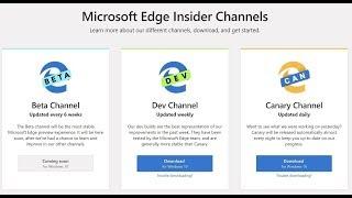 Edge Chromium Developer version How to Download and install it