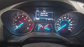 2016-2022 Ford Escape Oil Change Light Reset Service Reminder Reset Turn Off