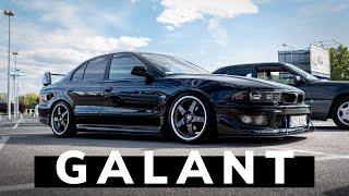 Black Mitsubishi Galant Avance 2,5 V6 by Radek | 4K