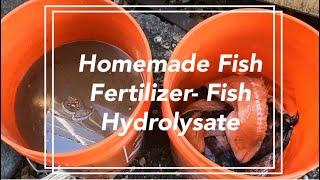 Fish Hydrolysate - Fermented Fish Fertilizer