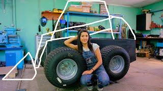 НАЧАЛА строить МИНИ ПОГРУЗЧИК. Часть 1. Building of a skid steer. DIY. Part 1.