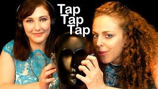 Ear to Ear ASMR Tapping & Scratching! Two Girls & A Binaural Microphone & Whisper