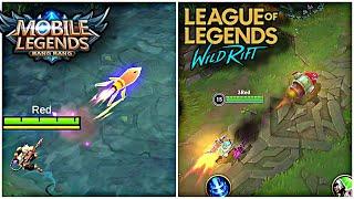 Mobile Legends VS LoL Wild Rift, Side by Side Skills Comparison P2