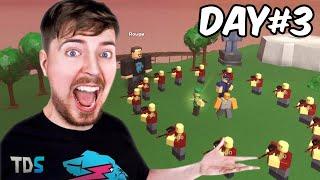 TDS Last To Leave The Circle Wins $500,000 - Tower Defense Simulator Roblox/MrBeast