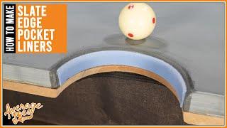 How to Make and Fit Pool Table Slate Edge Pocket Liners (Buffers) - FULL DIY GUIDE!