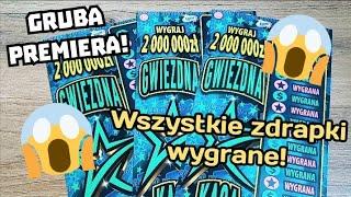 Zdrapki Lotto  Gruba Premiera! 3 zdrapki Gwiezdna Kasa  No i elegancko poszło 