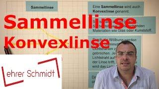 Sammellinse - Konvexlinse | Optik | Physik | Lehrerschmidt