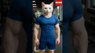 "Skinny Cat and Fat Cat: A Love Story That Will Inspire You" ️#cat #shorts #youtubeshorts #ai