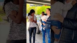 Saying goodbye  #shorts#love#goodbye#blackandwhite#family#couple