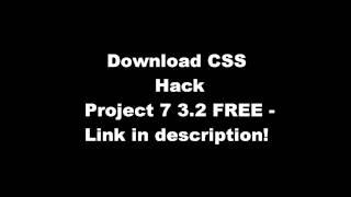 CSS Hack Project 7 3.2 Download free