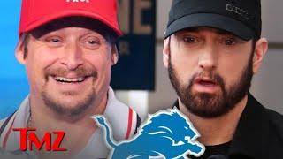 Eminem, Kid Rock Put Politics Aside to Unite Behind Detroit Lions Football | TMZ TV