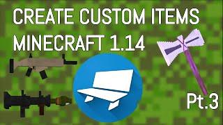 CUSTOM MODELS using Blockbench and Custom Model Data 1.16️ || Custom Items P3