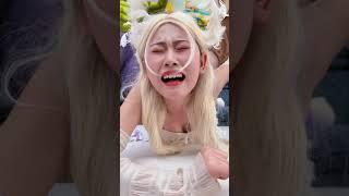白天使的翅膀被黑天使剪断了。#天使 #小丑 #超人不会飞