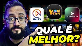 YOUCINE, EPPI CINEMA OU UNITV? QUEM GANHA?