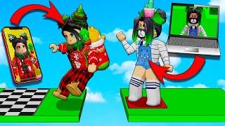 ПРОХОЖУ ОББИ НА ДВУХ АККАУНТАХ ОДНОВРЕМЕННО! Roblox Two Player Obby