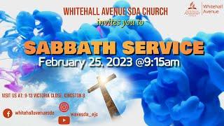 Sabbath Service || Whitehall Avenue SDA Church || February/25/2023