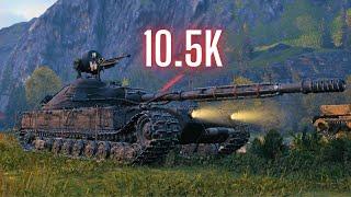 World of Tanks K-91 10.5K Damage & Leopard 1 - 9K dmg