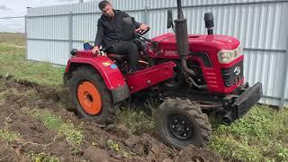 Пахота цілини. Підготовка землі до висадки садженців