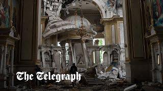 Russian missile destroys Odesa cathedral | Ukraine war