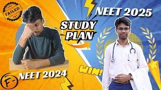 NEET 2025 Study Plan - Repeaters  | By MMC student | #neet2025